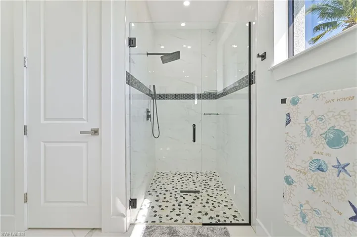 Master shower