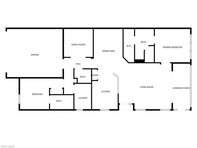 View of floor plan / room layout