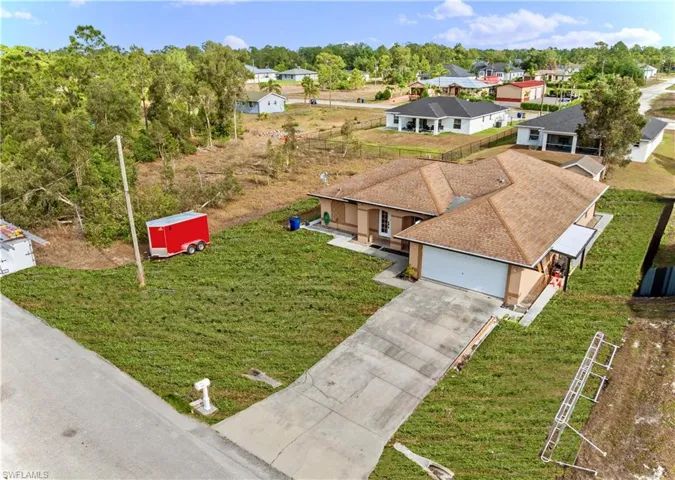 Bird's eye view featuring a residential view