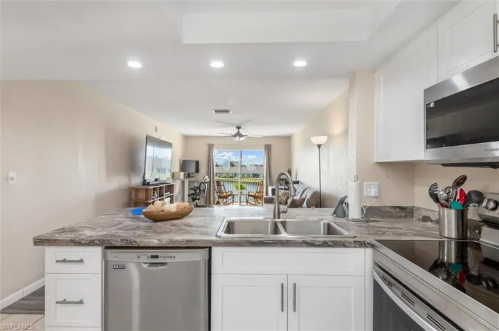 View from kitchen