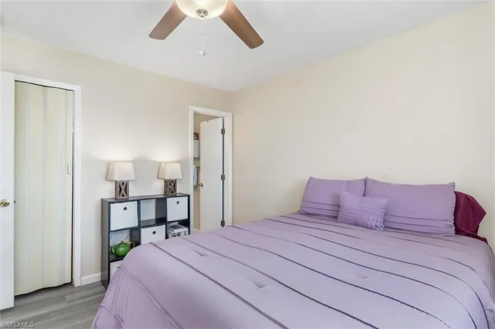 Primary bedroom has walk in closet and en suite
