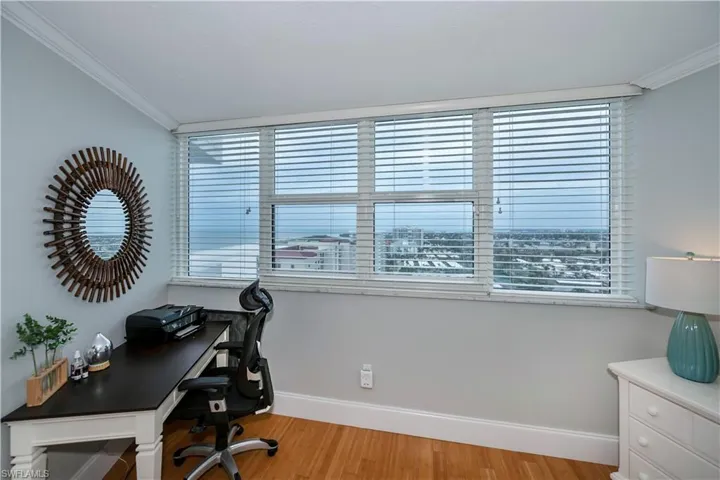 Office area in Master with incredible views