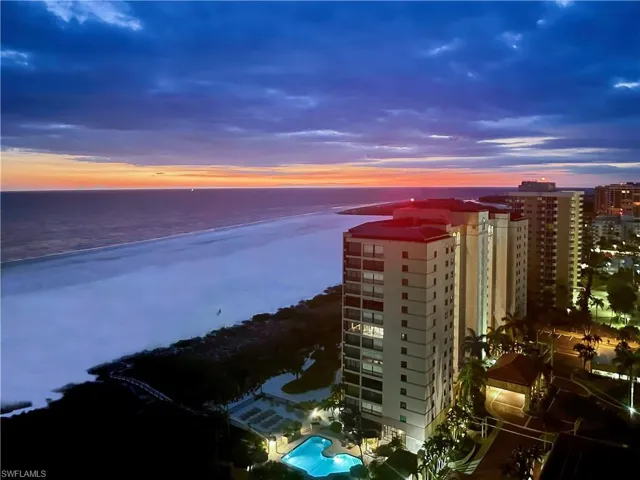 evening ambiance off the balcony