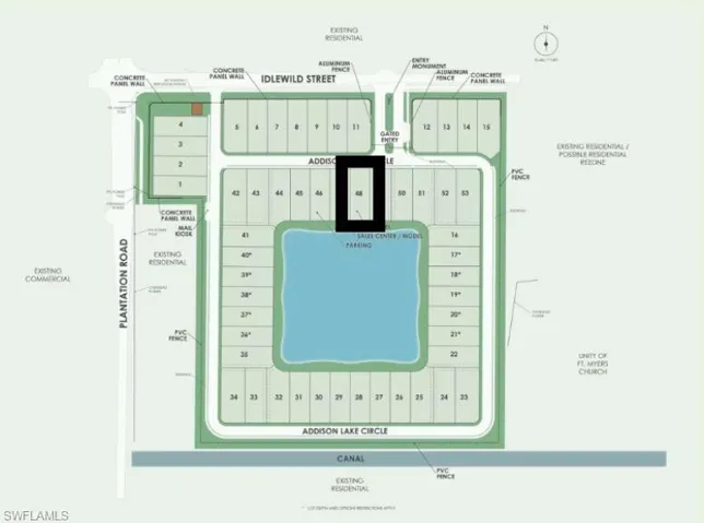 Site map: Lot 48