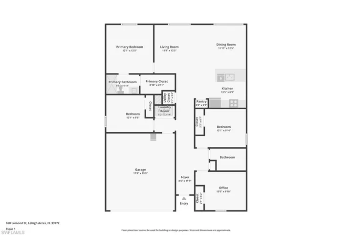 View of room layout