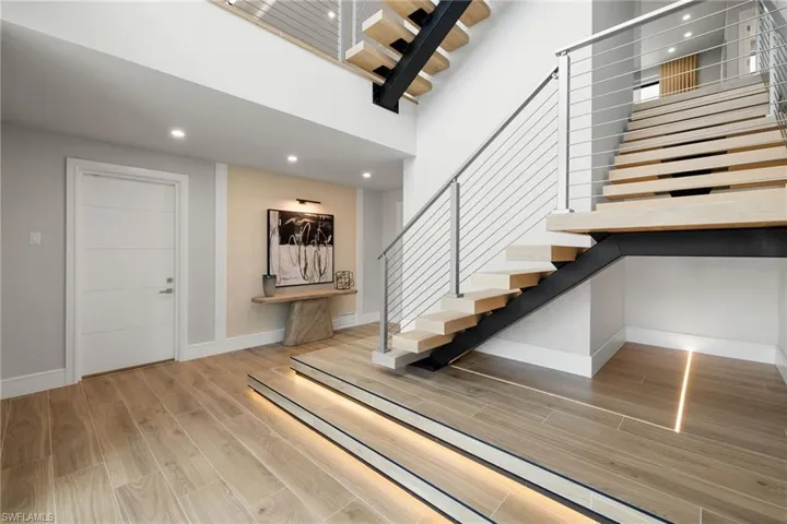 Foyer Stairs & Elevator