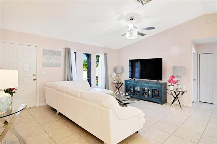 Door entry living room