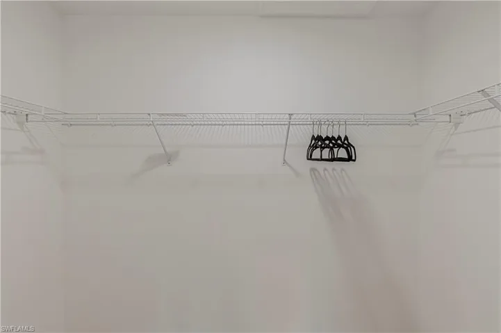View of spacious closet