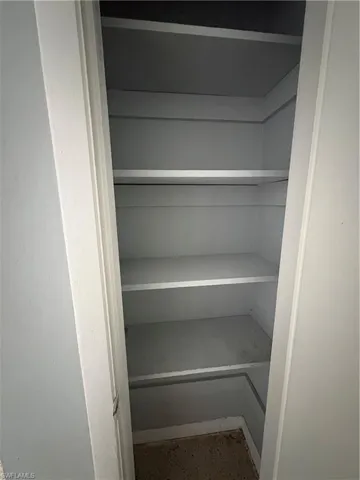 View of closet