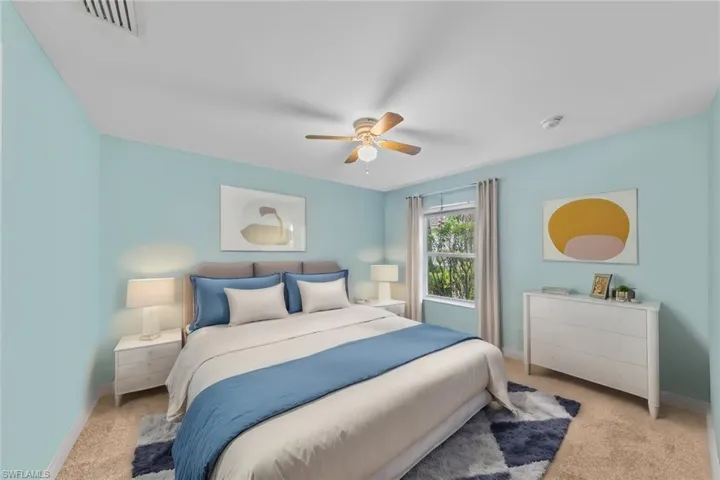 This room is virtually staged