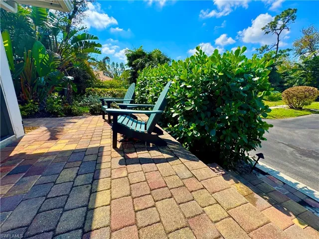View of patio