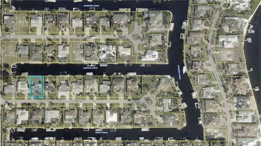 Aerial overview of property's location