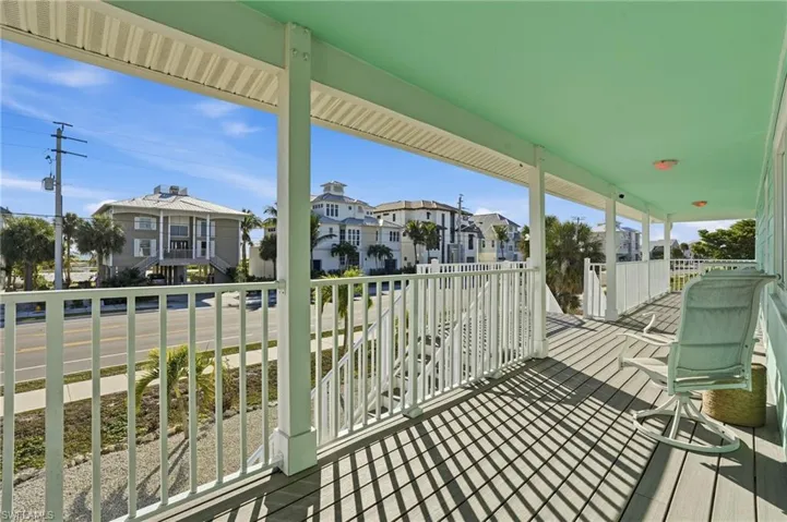 View of deck - Virtually Edited Image