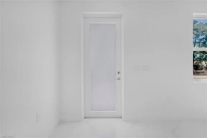 Doorway to property