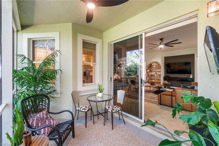 Let the outdoors blend with the indoors.  Your screened lanai which backs up to a private preserve offers just the peace and quiet you have been looking for.