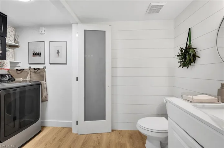 Combo Laundry and Powder Room