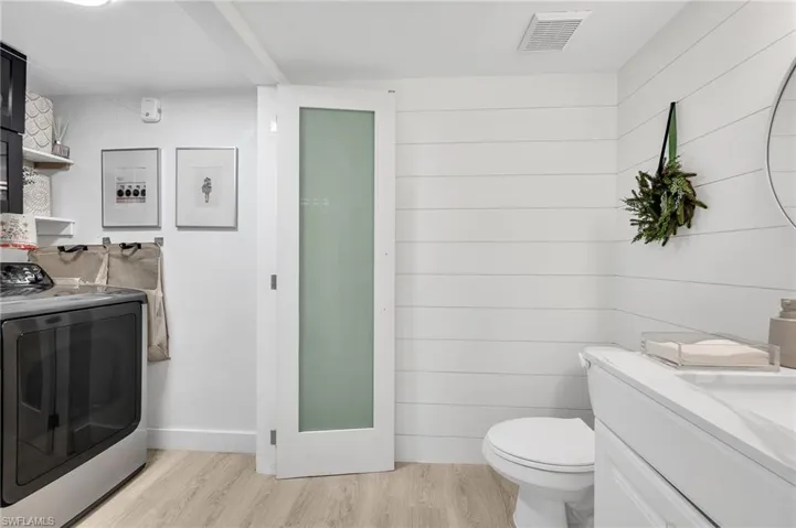 Laundry/Half Bath Combination