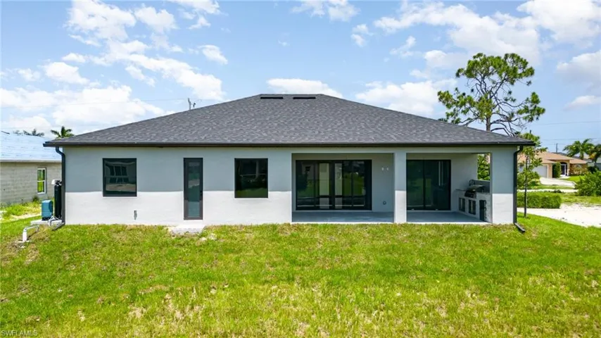 Back of property