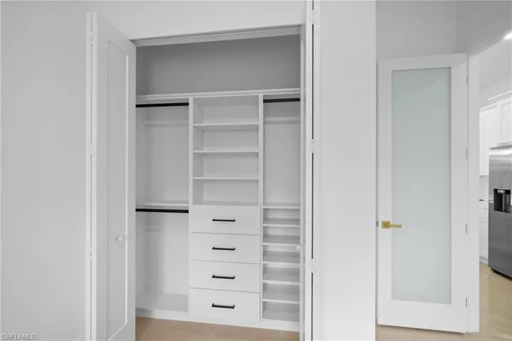 View of closet