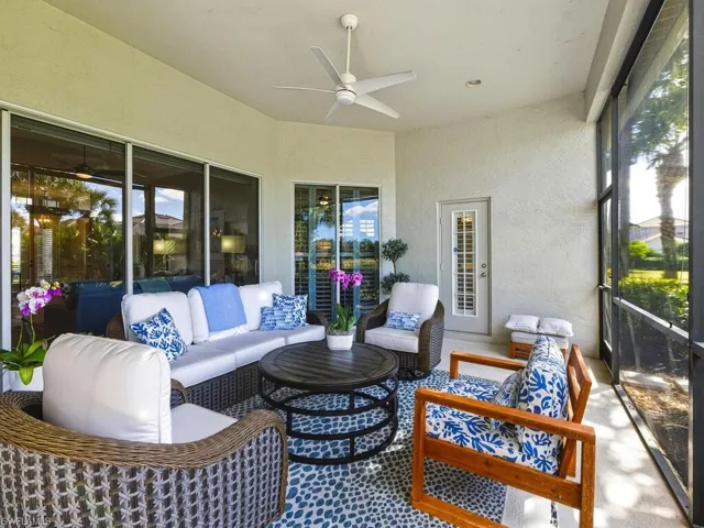 Screened lanai.