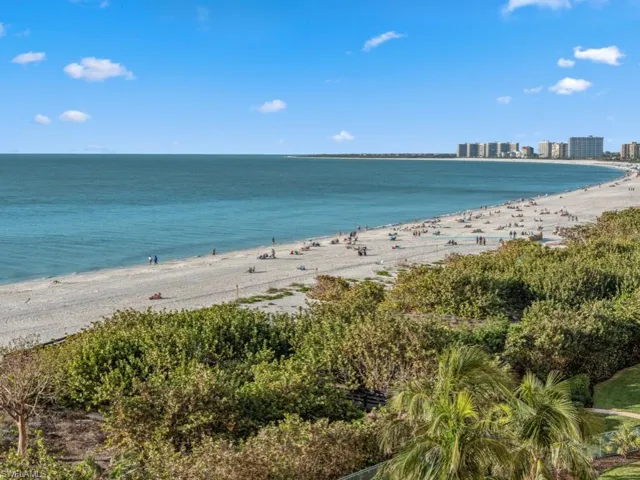 View of water feature featuring a view of the beach