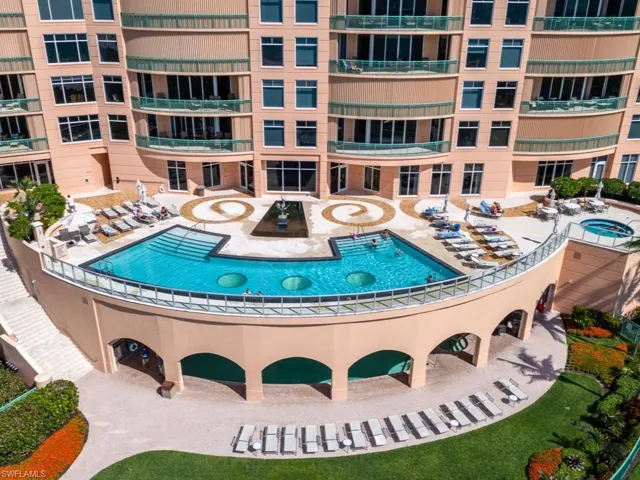 View of pool