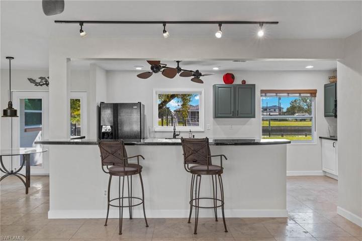 Enjoy the views of the water while you are entertaining in the kitchen and living room.