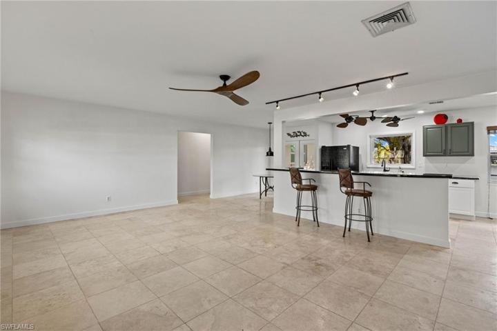 Open concept living area.