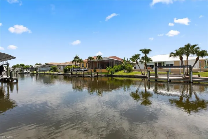 View of Sailboat Access Canal leading out to the Gulf of Mexico