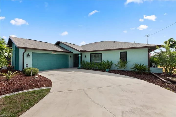 Single story home with attached 2 car garage