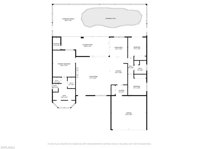View of floor plan / room layout