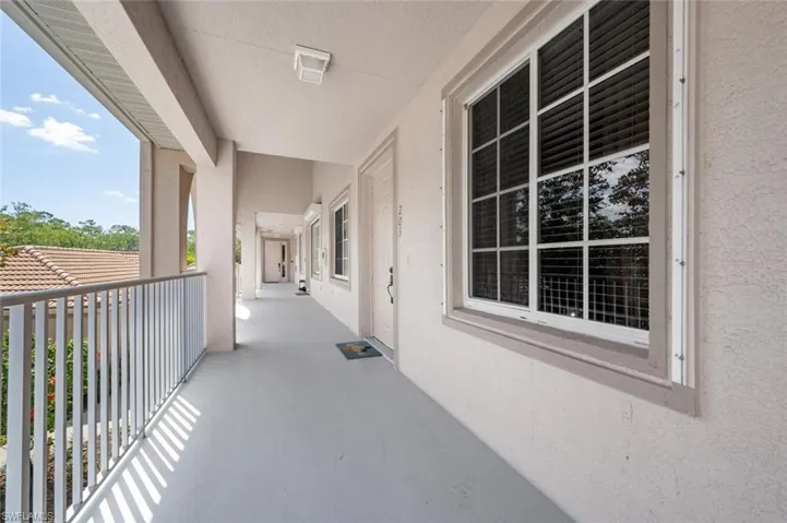Wide, shady overhangs by the front door