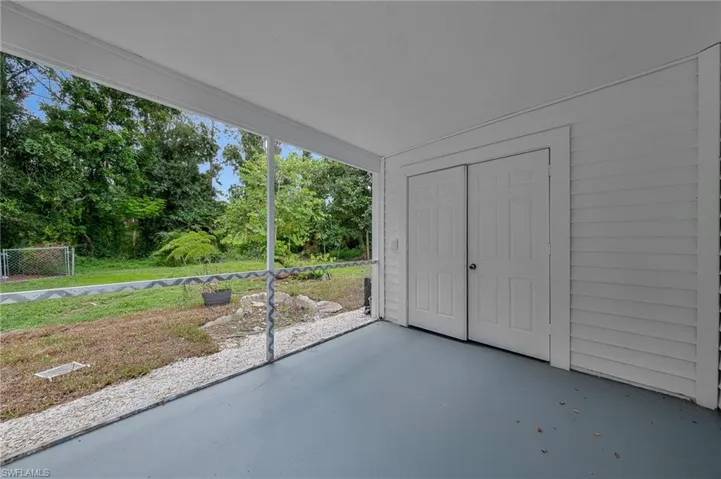 View of patio