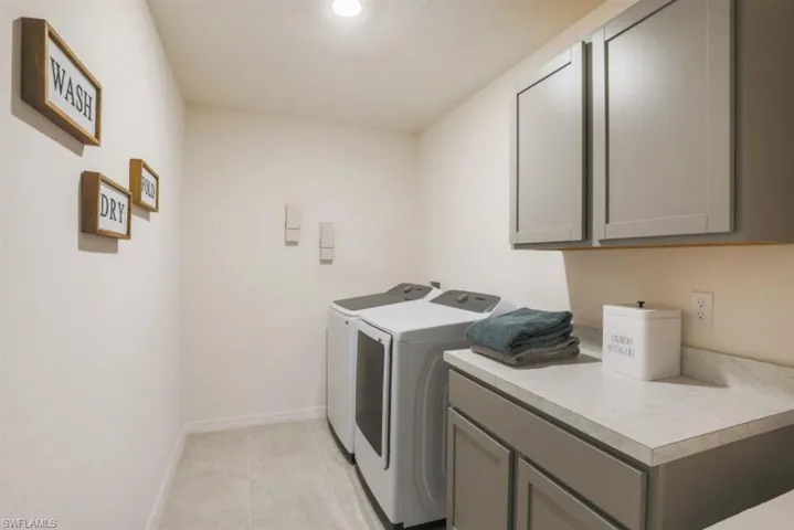 Model home - actual features may vary.