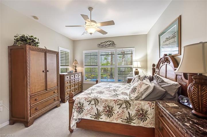 Master Bedroom with Plantation shutters