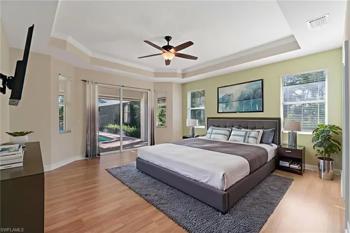 Main Bedroom virtually staged