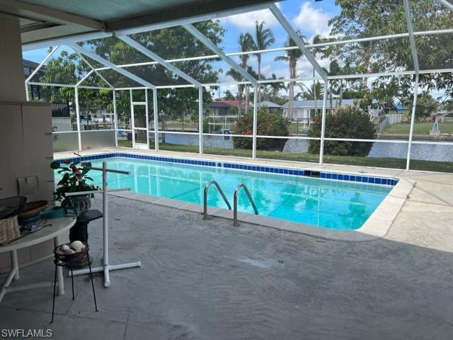 Pool overlooks canal