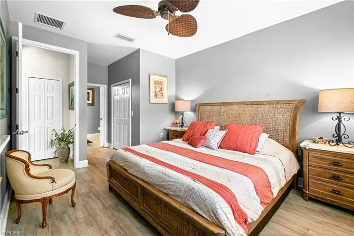 FLOORPLAN GIVES PRIVACY. YOU'RE NOT LOOKING OUT INTO THE MAIN AREAS OF THE HOME.