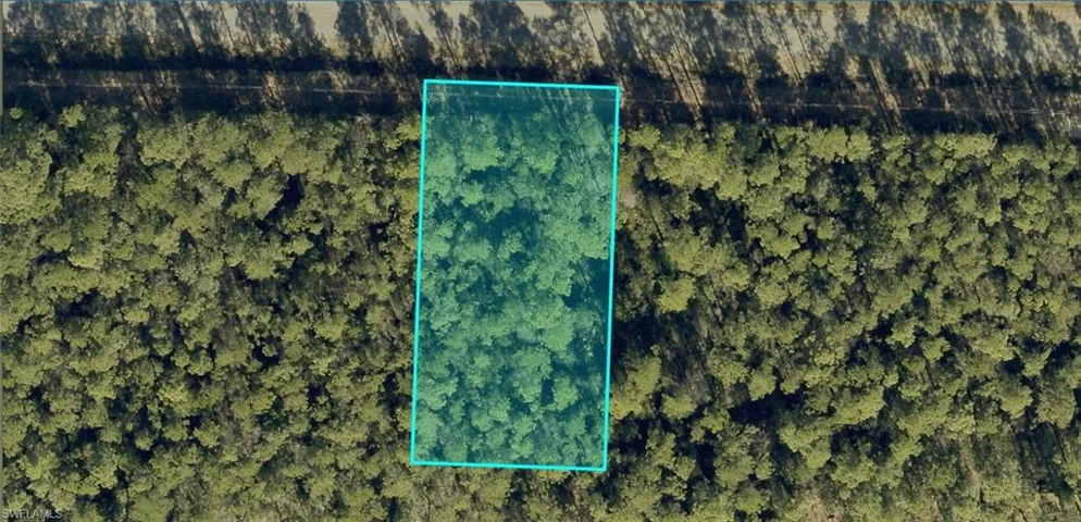 Aerial View. Displaying the property's boundaries on an overhead map