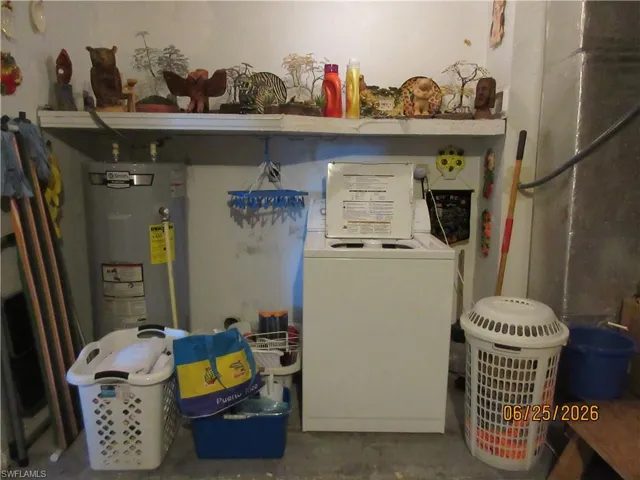 LAUNDRY IN GARAGE