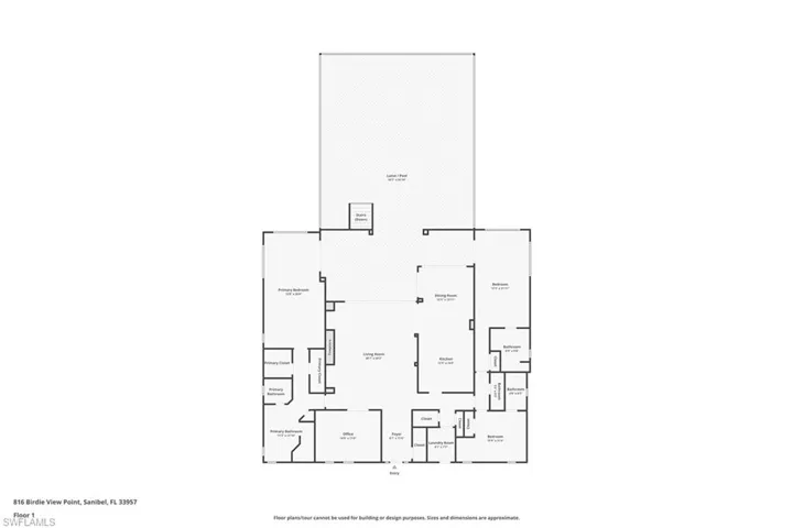 View of floor plan / room layout