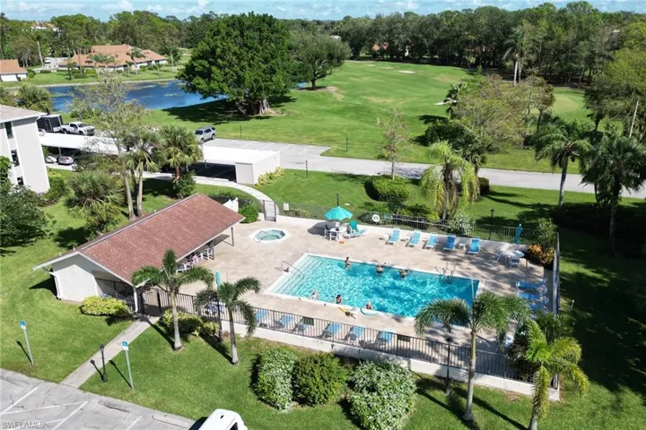 View of birds eye view of Foxhaven Pool