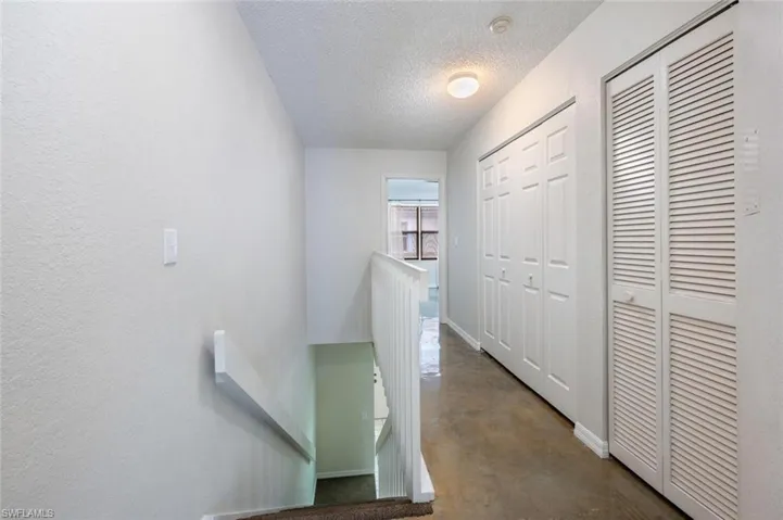 Staircase to living area