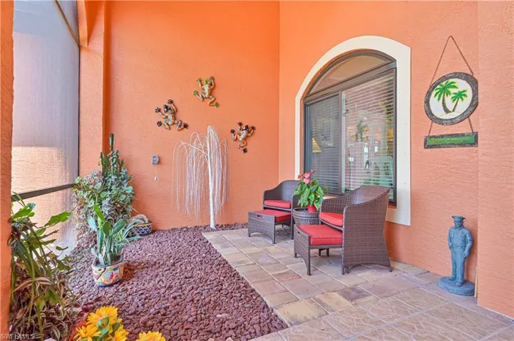 View of patio