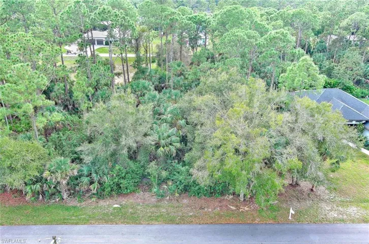 Aerial view of property's location