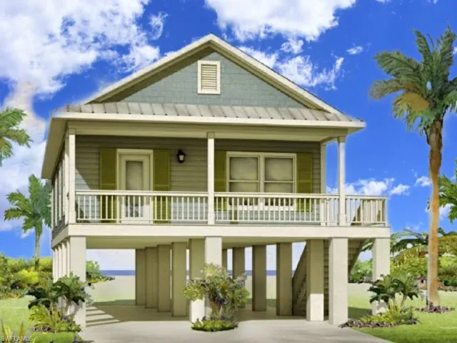 Suggested elevated beach house