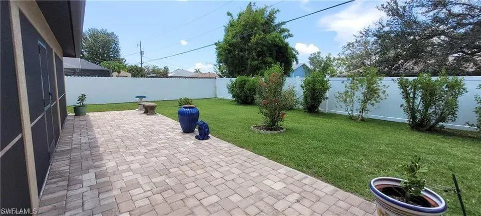 View of yard featuring a patio area