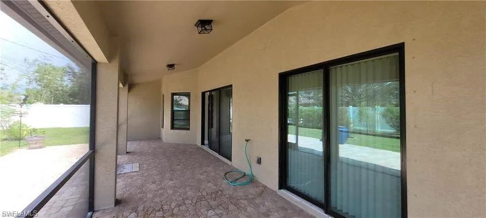 View of patio