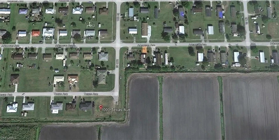 Overhead View Corner Lot