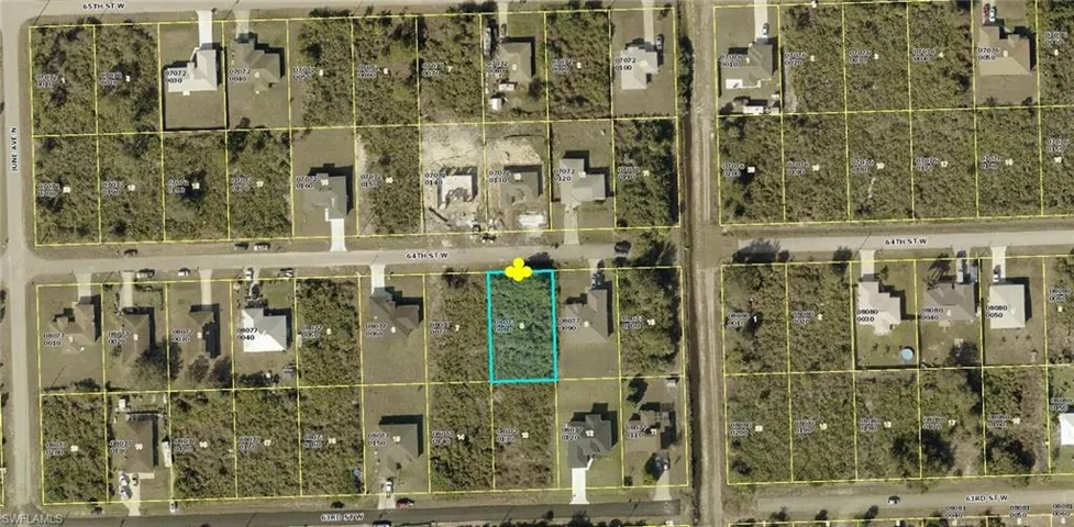 Map / location featuring property boundaries highlighted